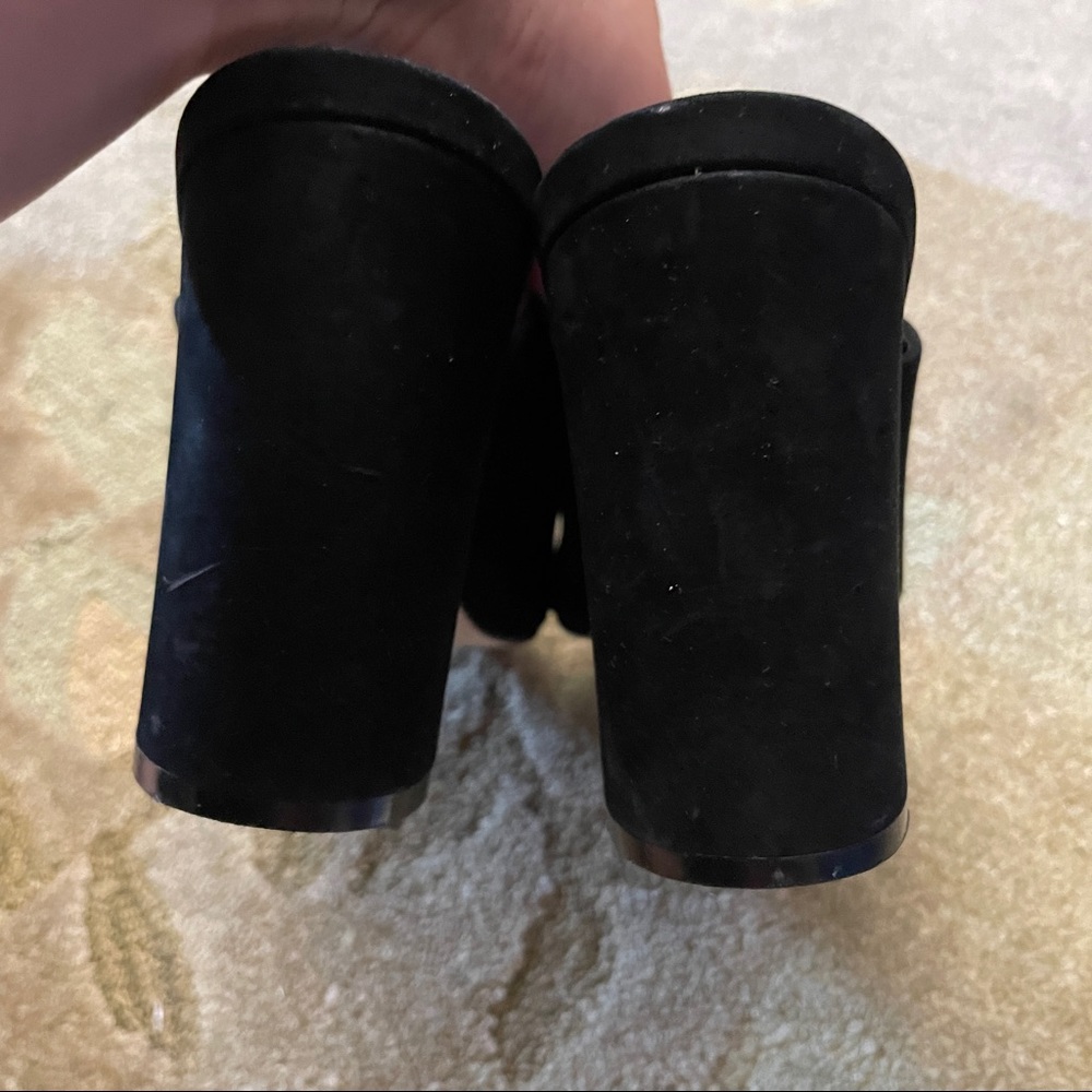 Steve Madden Esmeralda slip on chunky heel - leather upper size 8 1/2 - Picture 2 of 6